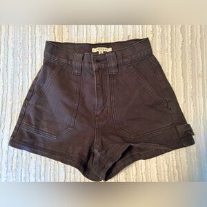 Black pacsun straight shorts
